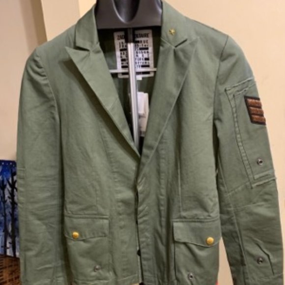 ZADIG & VOLTAIRE ​Virginia Grunge Military Jacket - Picture 1 of 10